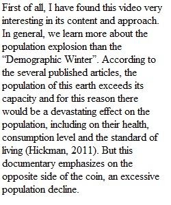 Population Studies-Discussion